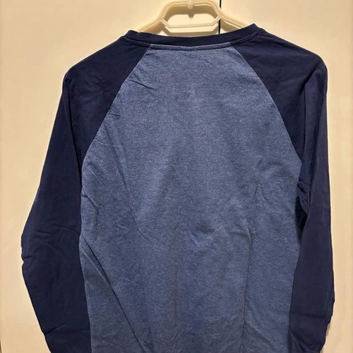 Pajama shirt used, blue, size M, thin fabric