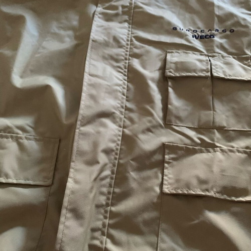 Nappa leather jacket 100% large and Iveco XXL work vest like new
