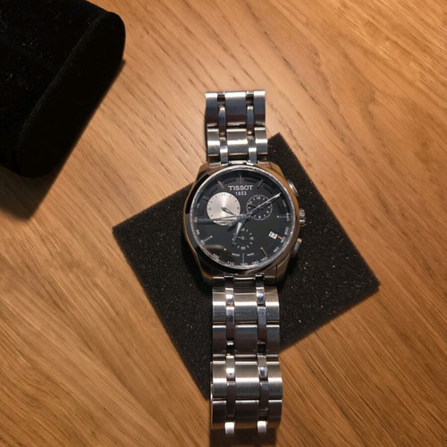 Tissot Couturier GMT Black Dial ρολόι σαν καινούργιο