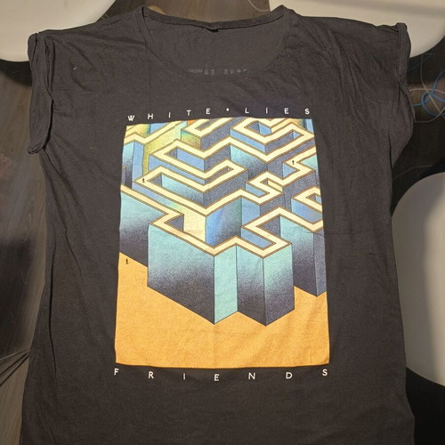 White Lies t-shirt 2016 tour like new, black