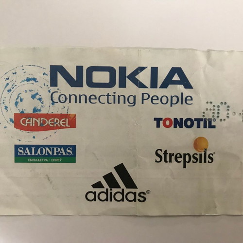 Basketball ticket Panathinaikos - Tau Ceramica used 12/04/2006