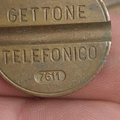 Gettone Italian Phone Coins used, pack with years 74 76 77 78 79