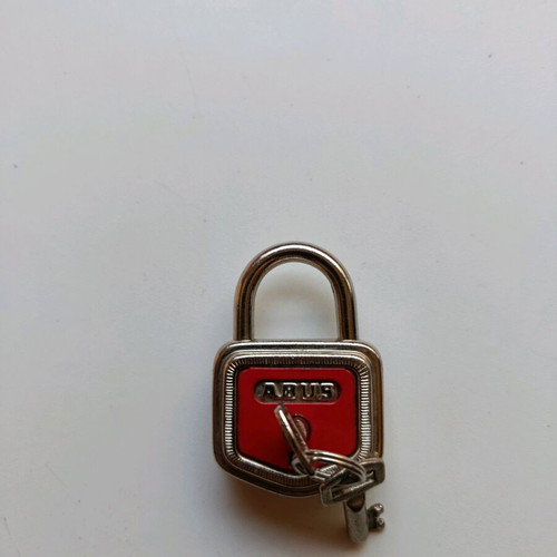 Vintage ABUS padlock with 2 keys like new