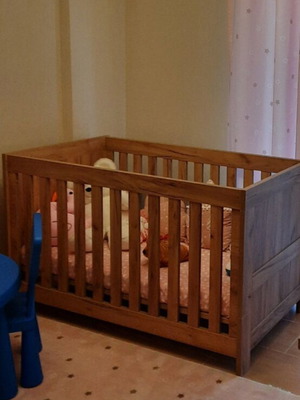 Nadokidz Preteen Bed-Crib with Greco strom Anatomical Mattress Like New