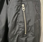 Bomber jacket used, size L, black with stain