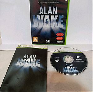 ALAN WAKE XBOX 360 GAME
