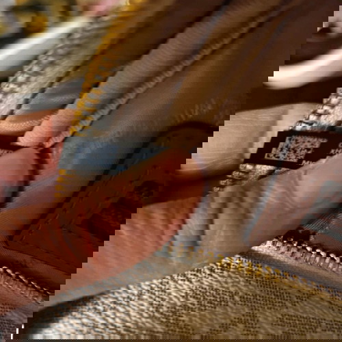 Michael Kors Rhea Zip Πλάτης καινούργιο, vanilla μπεζ και χρυσαφί