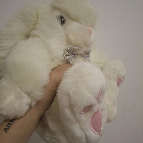 Medium Bunny Rabbit Vintage Plush Toy by KEEL New with Tags