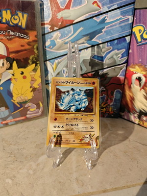 Blaine's Rhyhorn Gym Heroes Japanese Old Back Pokemon карта като нова
