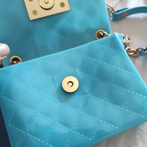 Silvian Heach Shoulder Bag new, turquoise, chain strap
