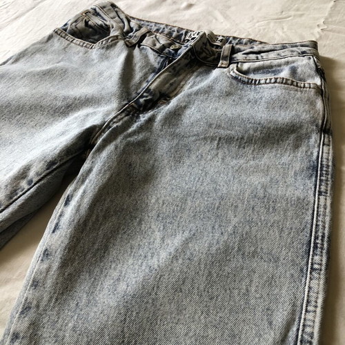 Karol women's jeans, light blue acid wash, size XS 34