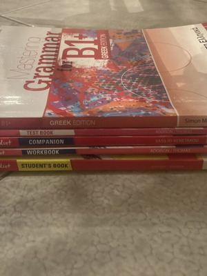 Burlington Mindset English B1 books used, set of 5