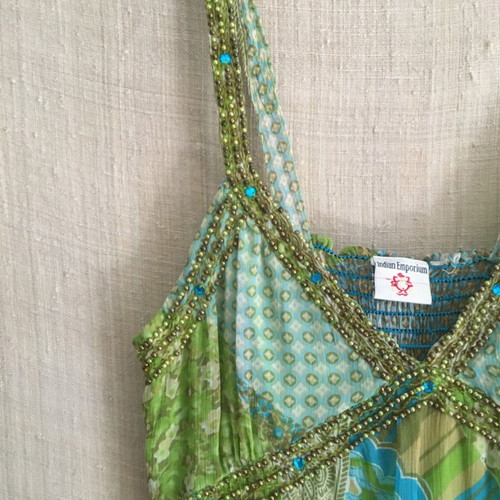 Y2K fairy midi dress with beads, Indian emporium, size M