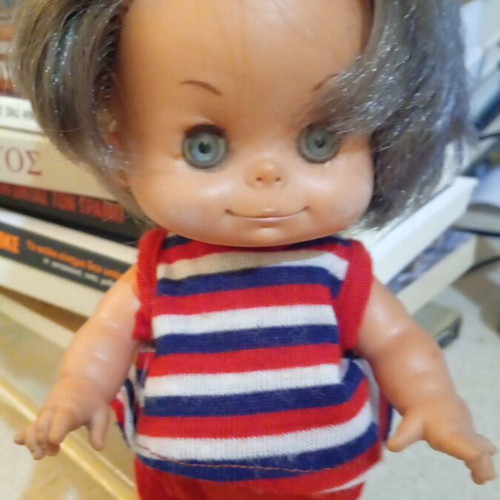 El Greco doll used, missing one sock