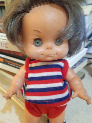 El Greco doll used, missing one sock