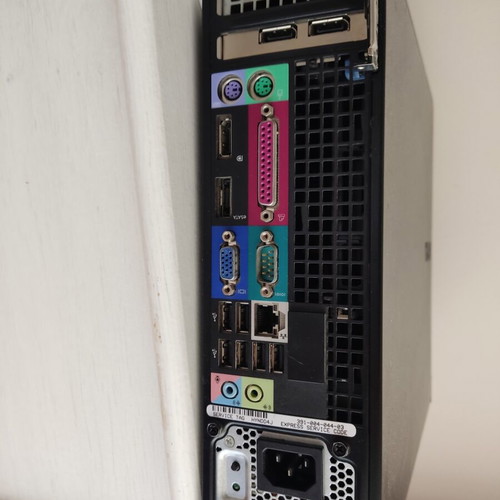 Dell OptiPlex 960 Small Form Factor desktop used, faulty power supply