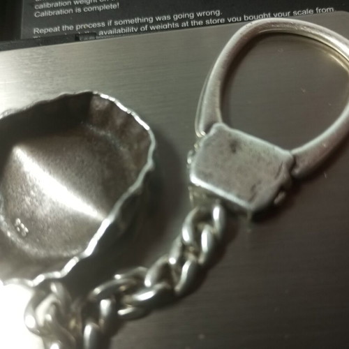 Silver 925 Keychain Athens Brewery vintage used from 1980s