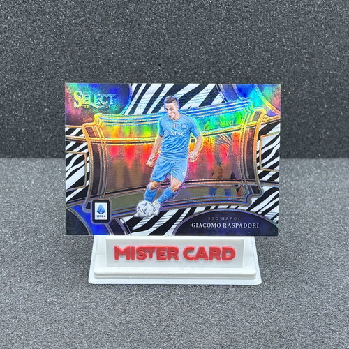 2023-24 Panini Select Serie A Giacomo Raspadori zebra field level #237 card
