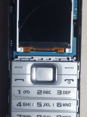Samsung E1182 πλακέτα μεταχειρισμένη με σπασμένη οθόνη για ανταλλακτικά