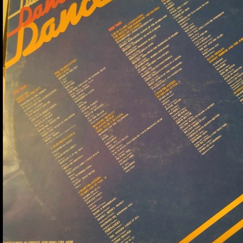 Dance Dance Dance LP 1981 used, disco compilation vinyl by Various