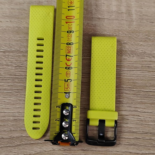 Silicone Strap for Garmin Smart Watch used, possibly Fenix 5S Sapphire Edition