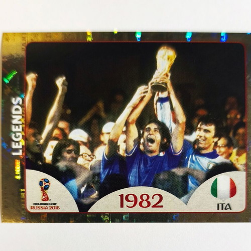 Panini FIFA World Cup Russia 2018 N. 674 Italy Legends sticker like new