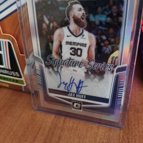 Jay Huff Signature Series Auto Memphis Card new