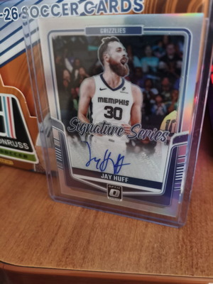 Jay Huff Signature Series Auto Memphis Card new