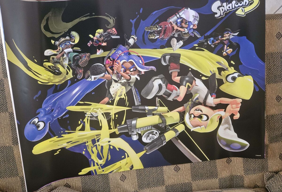Nintendo Switch Splatoon 3 poster new,… - € 9,00 - Vendora.cy