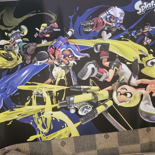 Nintendo Switch Splatoon 3 poster new, authentic