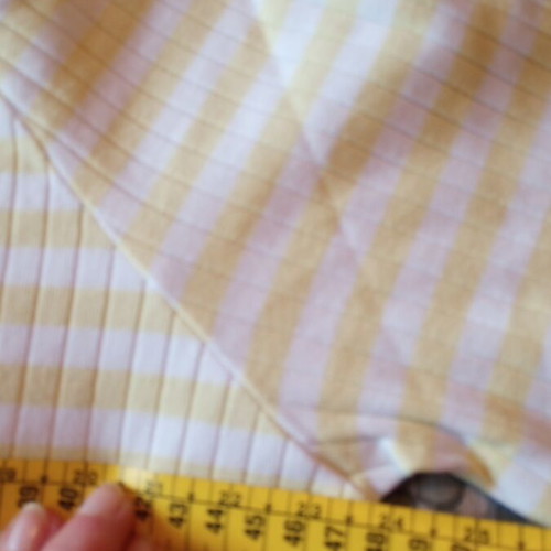 M&S Collection Women's Striped Blouse Yellow Mix New Size 44