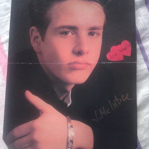 New Kids On The Block & Beverly Hills poster used, size 27.3x20