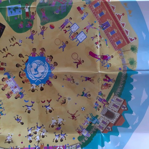 Unicef Round Puzzle 500 Pieces Like New