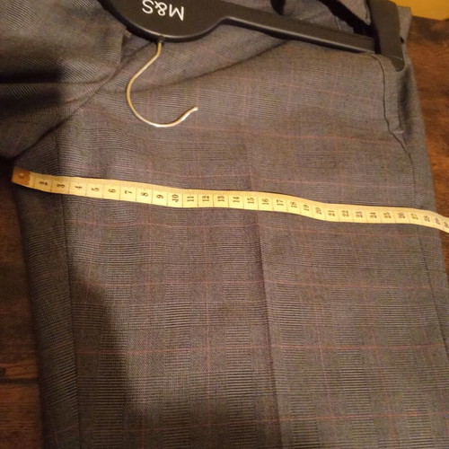 United Colors of Benetton straight gray checked pants new, size IT 44