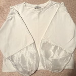 Stradivarius white blouse, oversized model