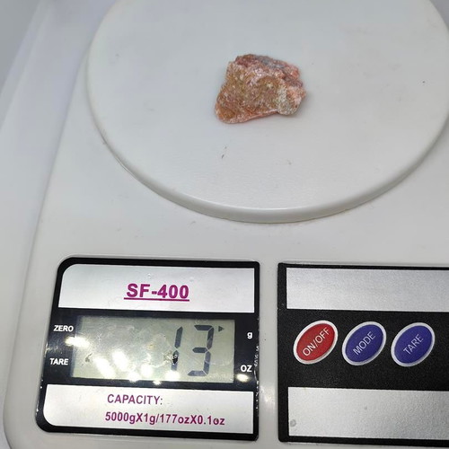 Orange Calcite natural raw collector's piece like new