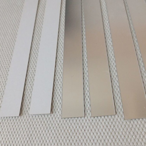 Set of acrylic decorative mirror strips 25 cm new