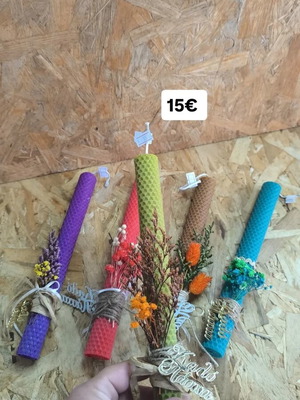Beeswax candle new