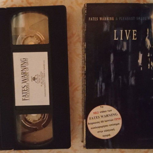 Fates Warning A Pleasant Shade Of Gray Live VHS used, metal