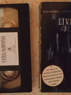 Fates Warning A Pleasant Shade Of Gray Live VHS used, metal