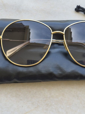 Celine Oversize Γυαλιά Ηλίου Μεταχειρισμένα, Χρυσαφί Τόνους