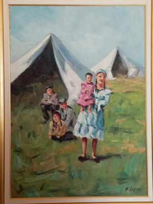 ΒΟΥΛΑ ΔΟΓΙΑ-60Χ80-[50Χ70]-ΕΛΑΙΟΓΡΑΦΙΑ ΣΕ ΚΑΜΒΑ