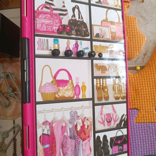 Barbie wardrobe with all accessories like new