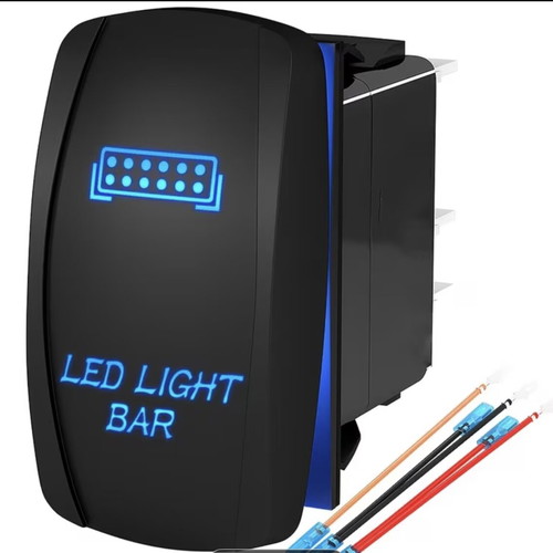 Led Car Light Bar with Switch like new, 50.8 cm, white, 12-24v