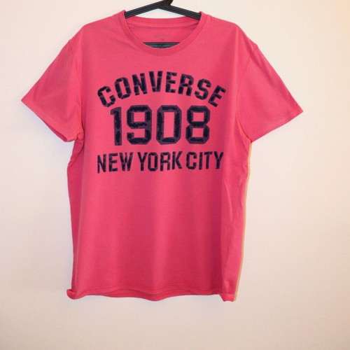 Converse 1908 New York City T-shirt, pink, size M