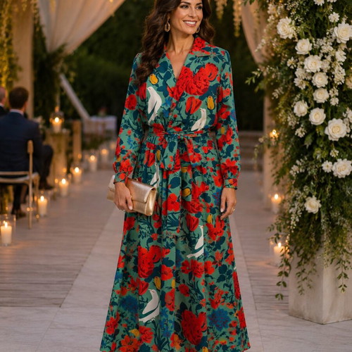 Karavan dress XL, multicolor