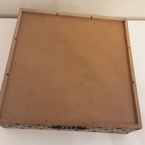 Wooden tea storage box used