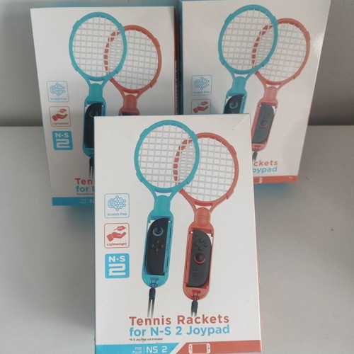 Tennis rackets for Nintendo Switch new, pack of 2