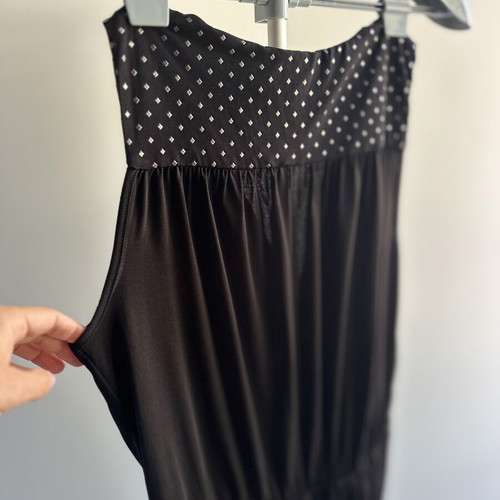 Artigli jumpsuit like new, black and silver, size S