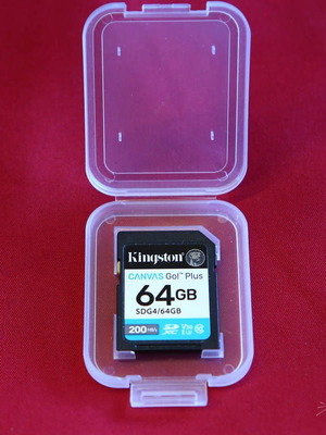 Kingston Canvas Go! Plus SDXC 64GB memory card like new